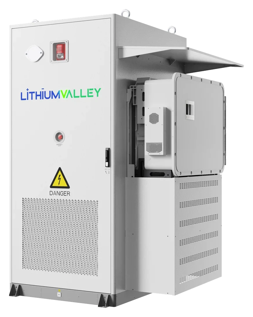 SC261 liquid-cooled battery cabinet with side-mounted Solis inverter