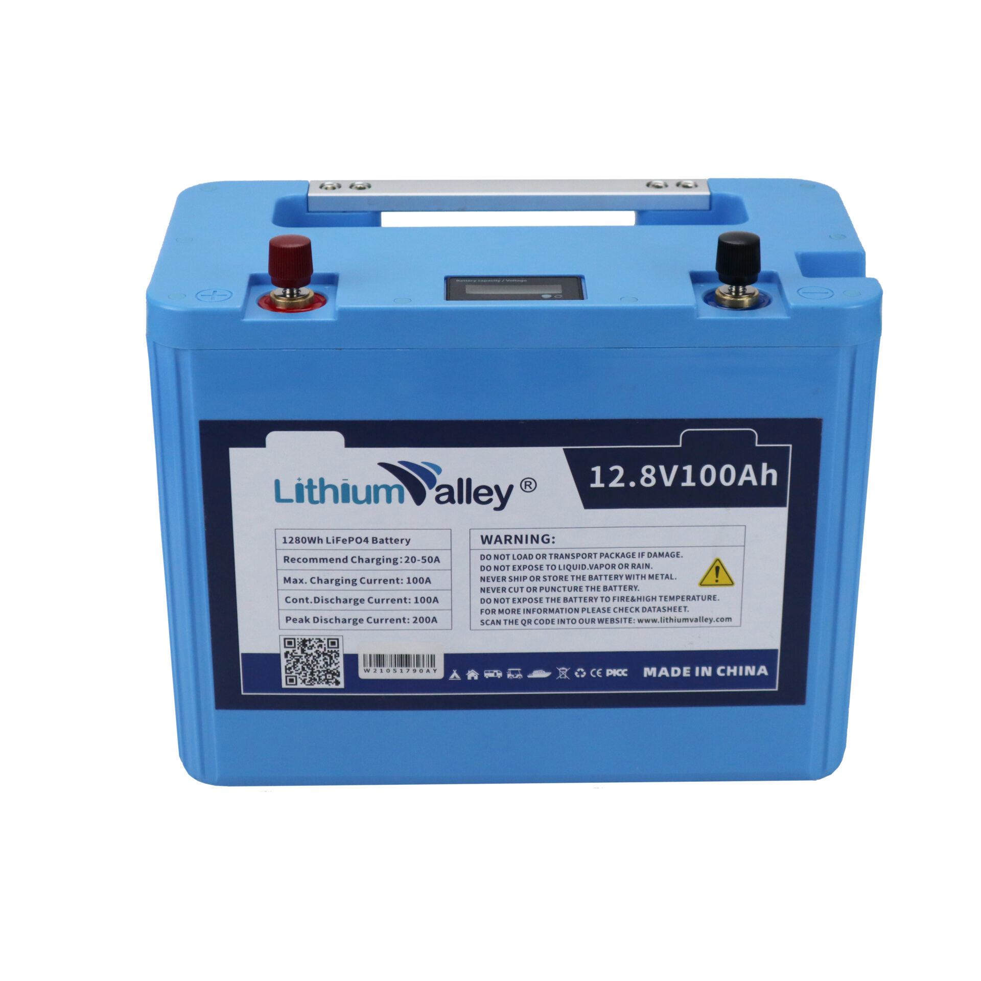 Lithium Valley 24V (25,6V) 100Ah LiFePO4 battery