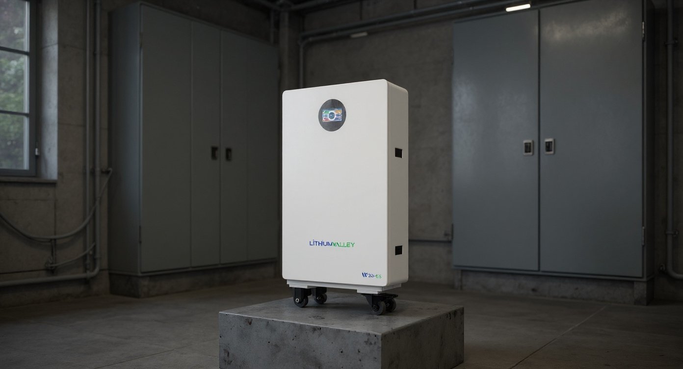 W20-E5 battery in electrical switchgear room