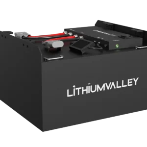 Lithium Valley 51.2V 460Ah Forklift Battery - three-quarter view