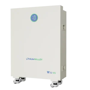 W32-E5 battery front three-quarter view